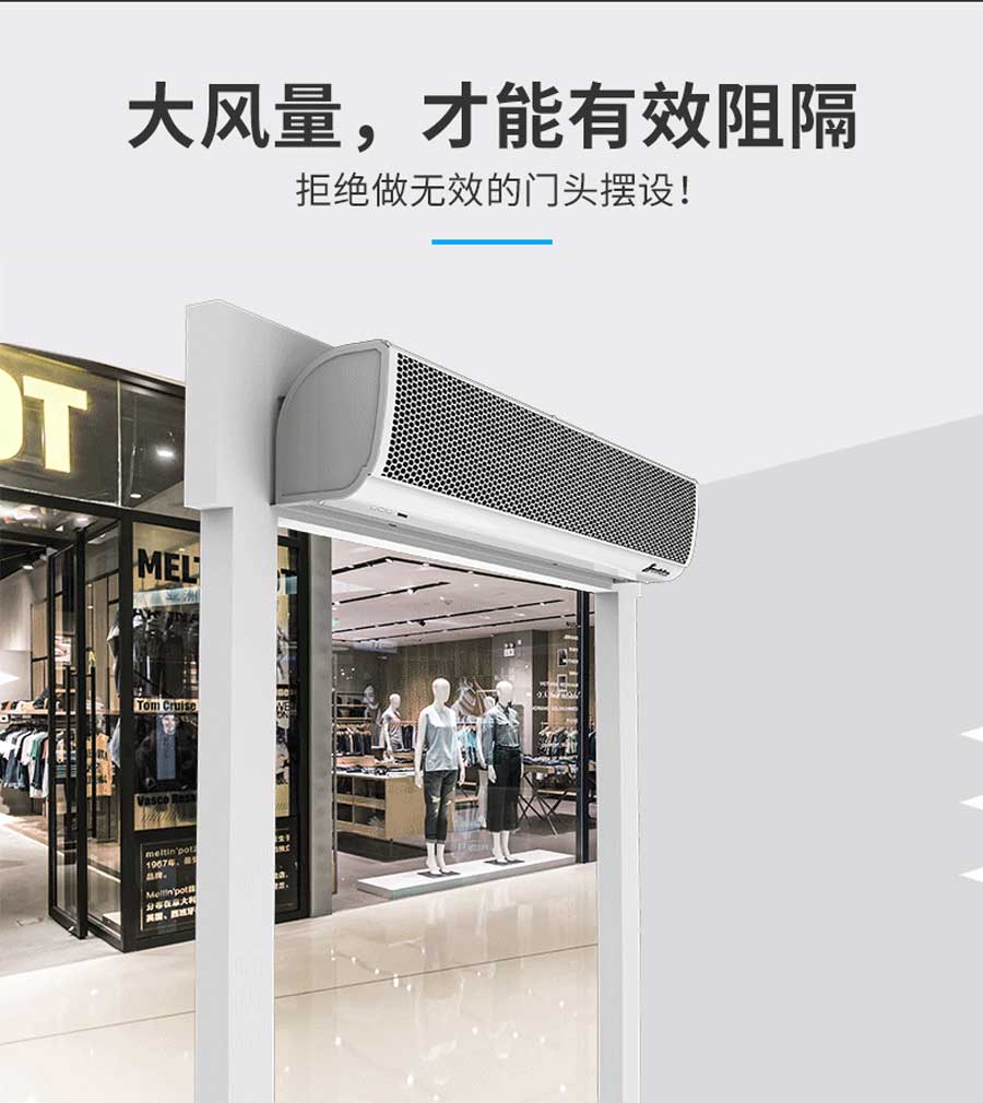 大風量，才能有效阻隔