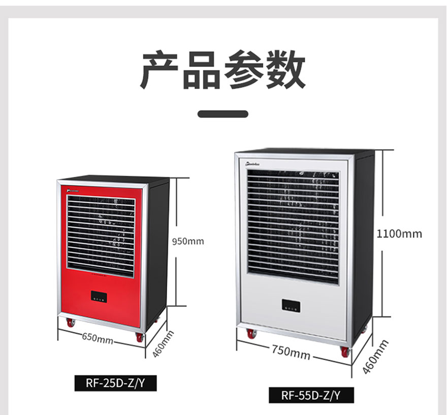 大風(fēng)量工業(yè)型暖風(fēng)機產(chǎn)品參數(shù)